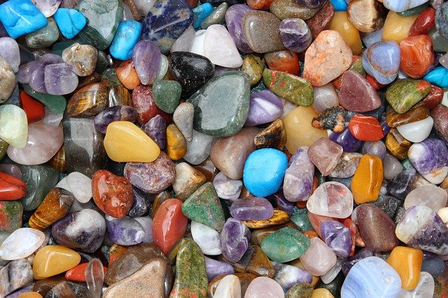 Various gems and crystals for psychic protection and psychic self-defense